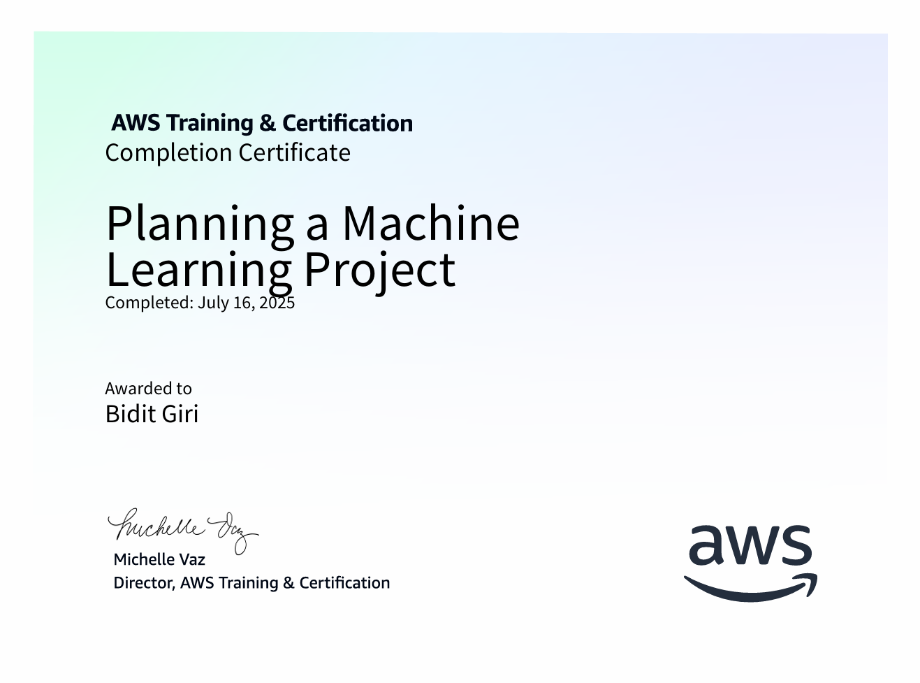 Planning a Machine Learning Project